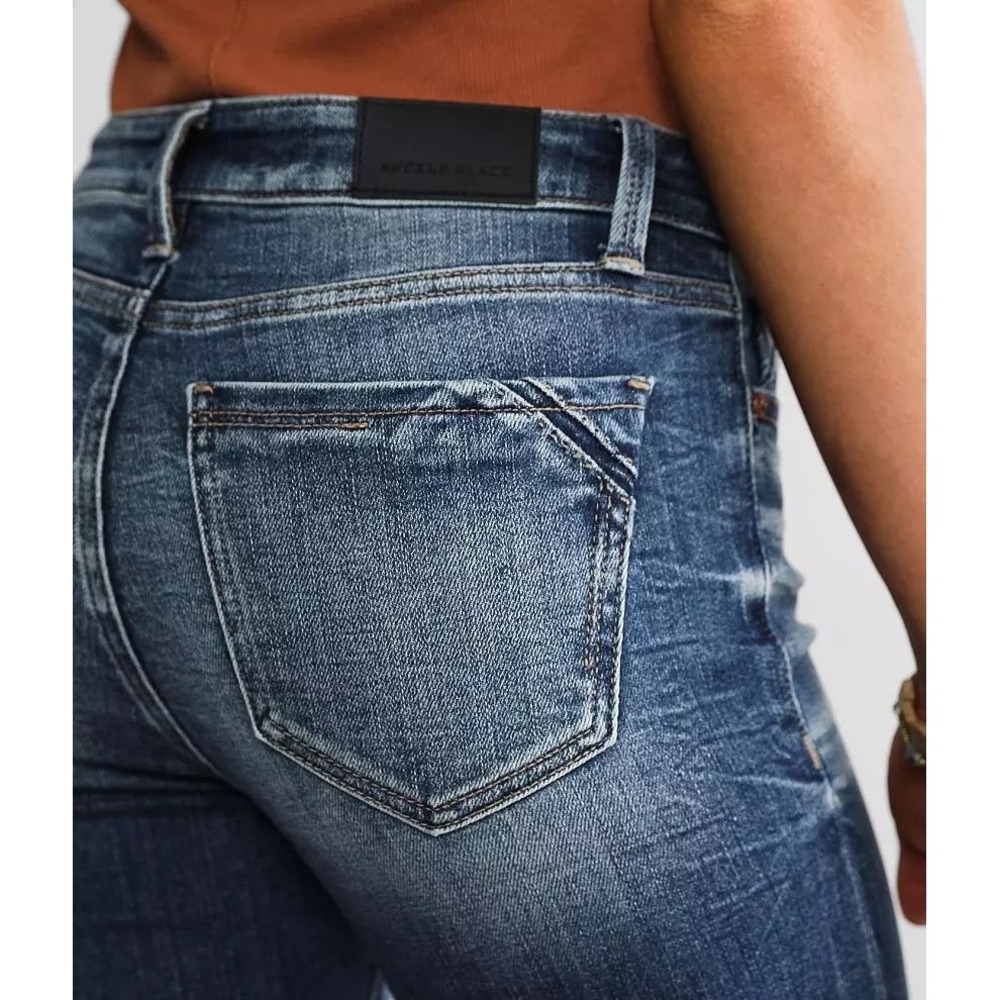 Buckle Black Fit No. 53 Straight Leg Jeans Blue Wash BBW4807S 31x30 Mens Womens - Picture 13 of 15